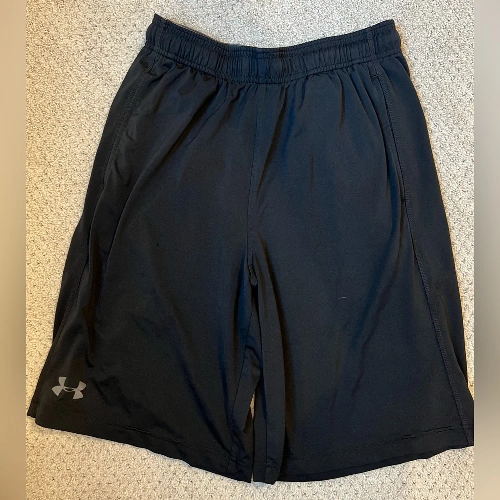 Under Armour Black Loose Fit Athletic Shorts - S - Picture 4 of 8